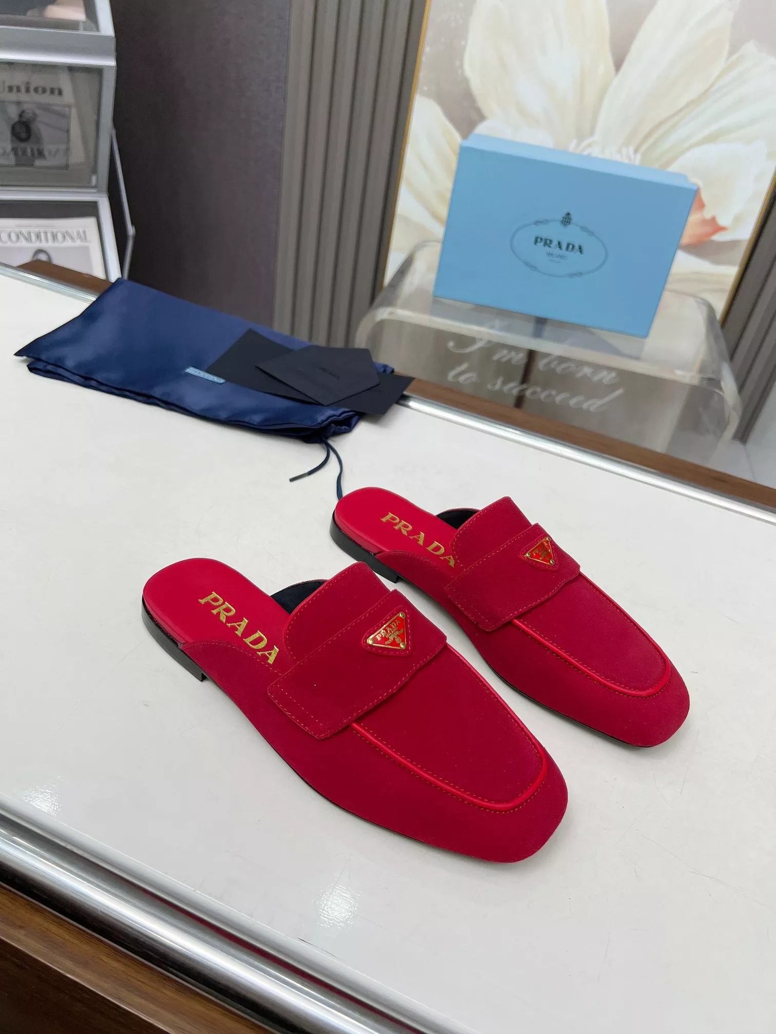 Cozy 7665 Prada Slippers For Women