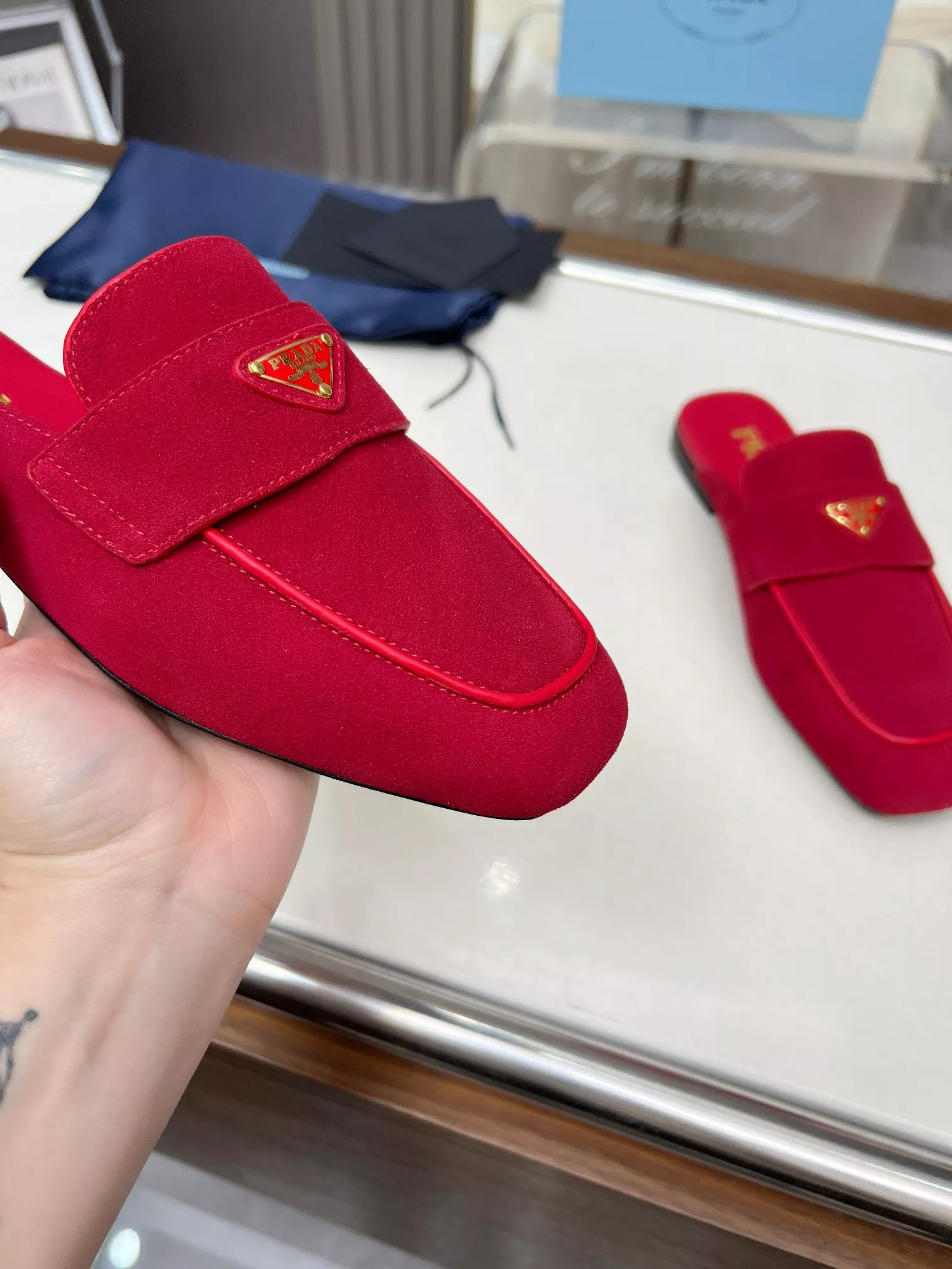 Cozy 7665 Prada Slippers For Women