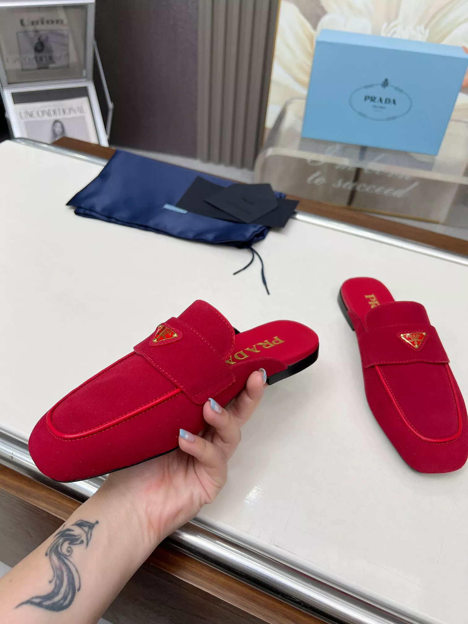 Cozy 7665 Prada Slippers For Women