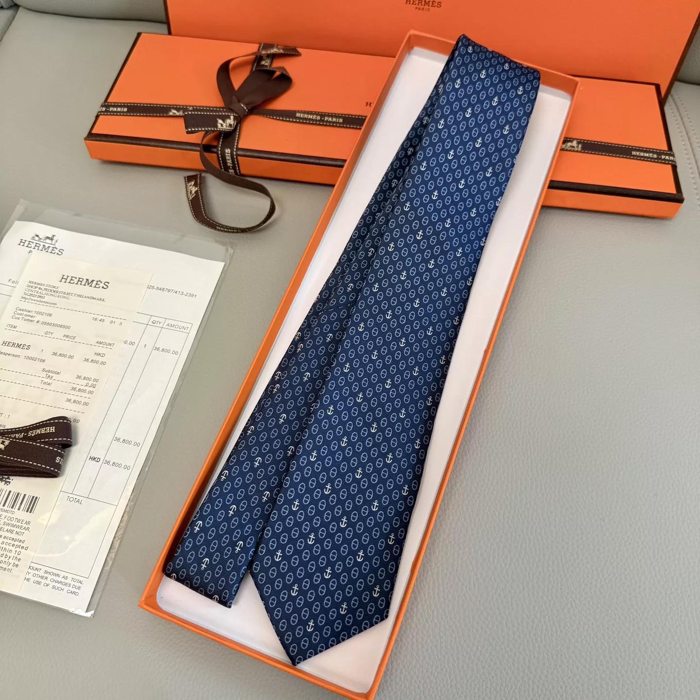 Cozy 7724 Hermes Necktie