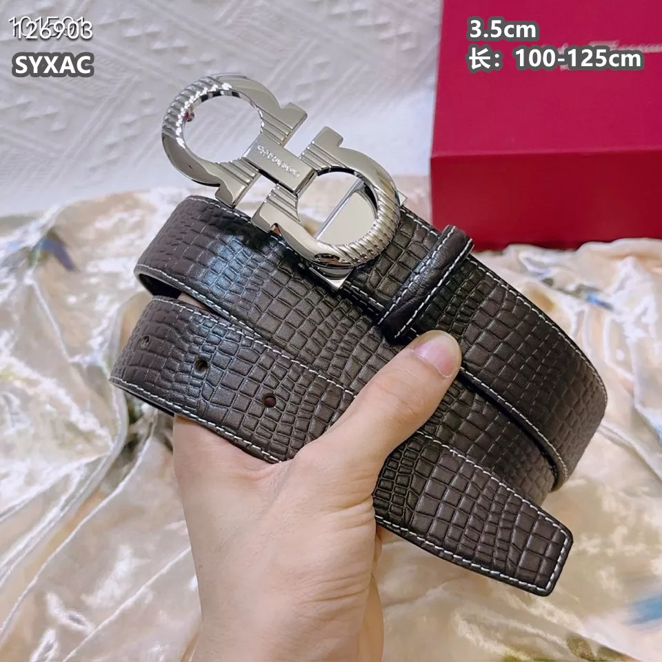 Cozy 7811 Salvatore Ferragamo AAA Quality Belts For Men