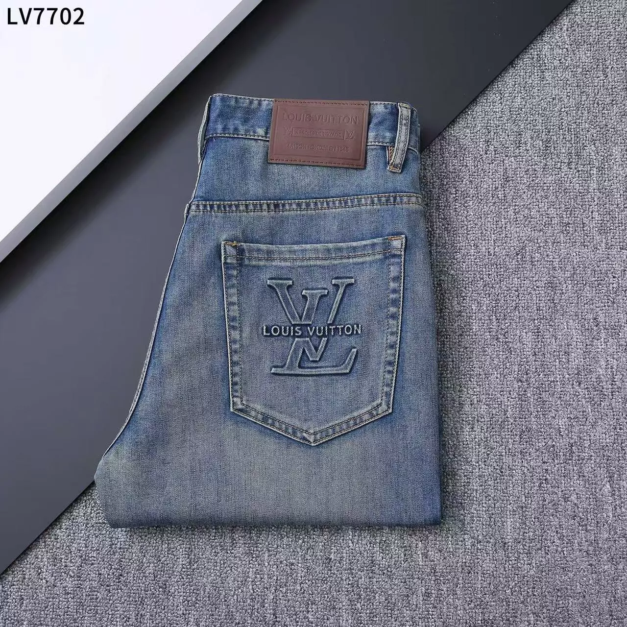 Cozy 7891 Louis Vuitton LV Jeans For Men
