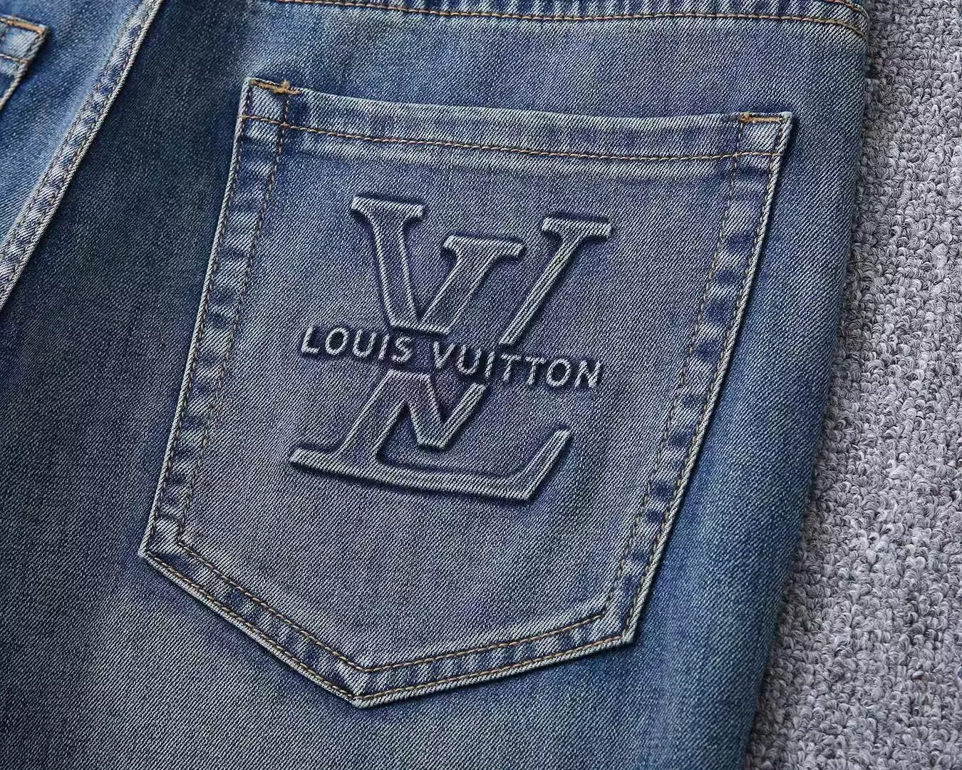 Cozy 7891 Louis Vuitton LV Jeans For Men