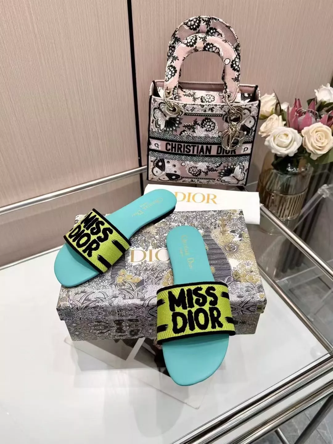 Cozy 8025 Christian Dior Slippers For Women
