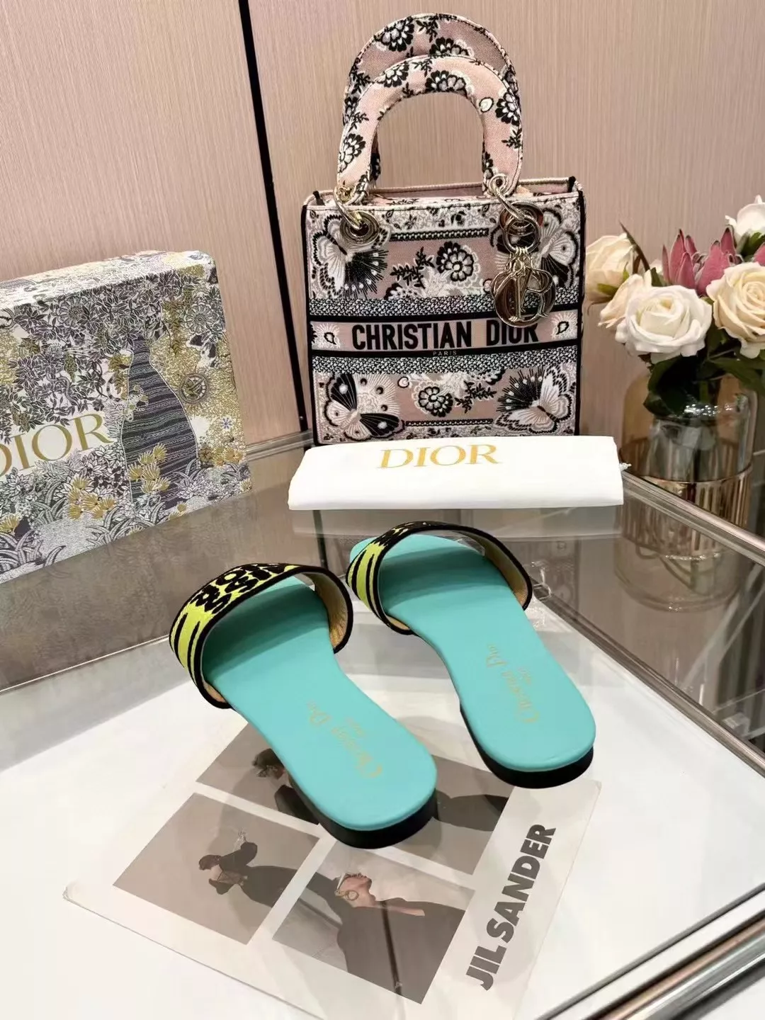 Cozy 8025 Christian Dior Slippers For Women