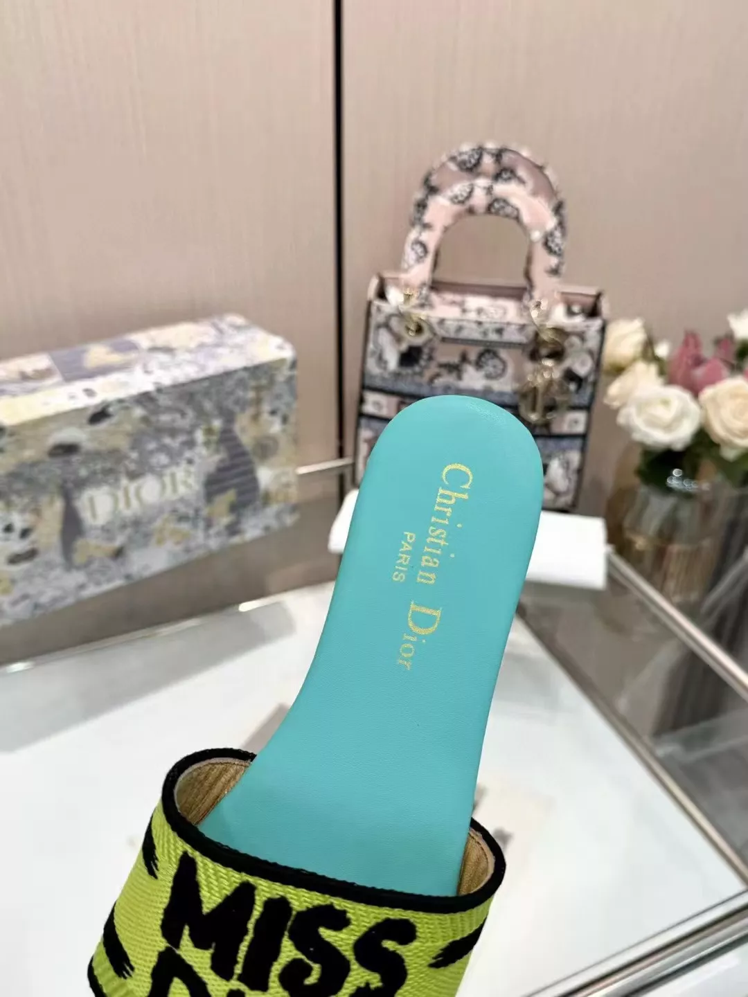 Cozy 8025 Christian Dior Slippers For Women