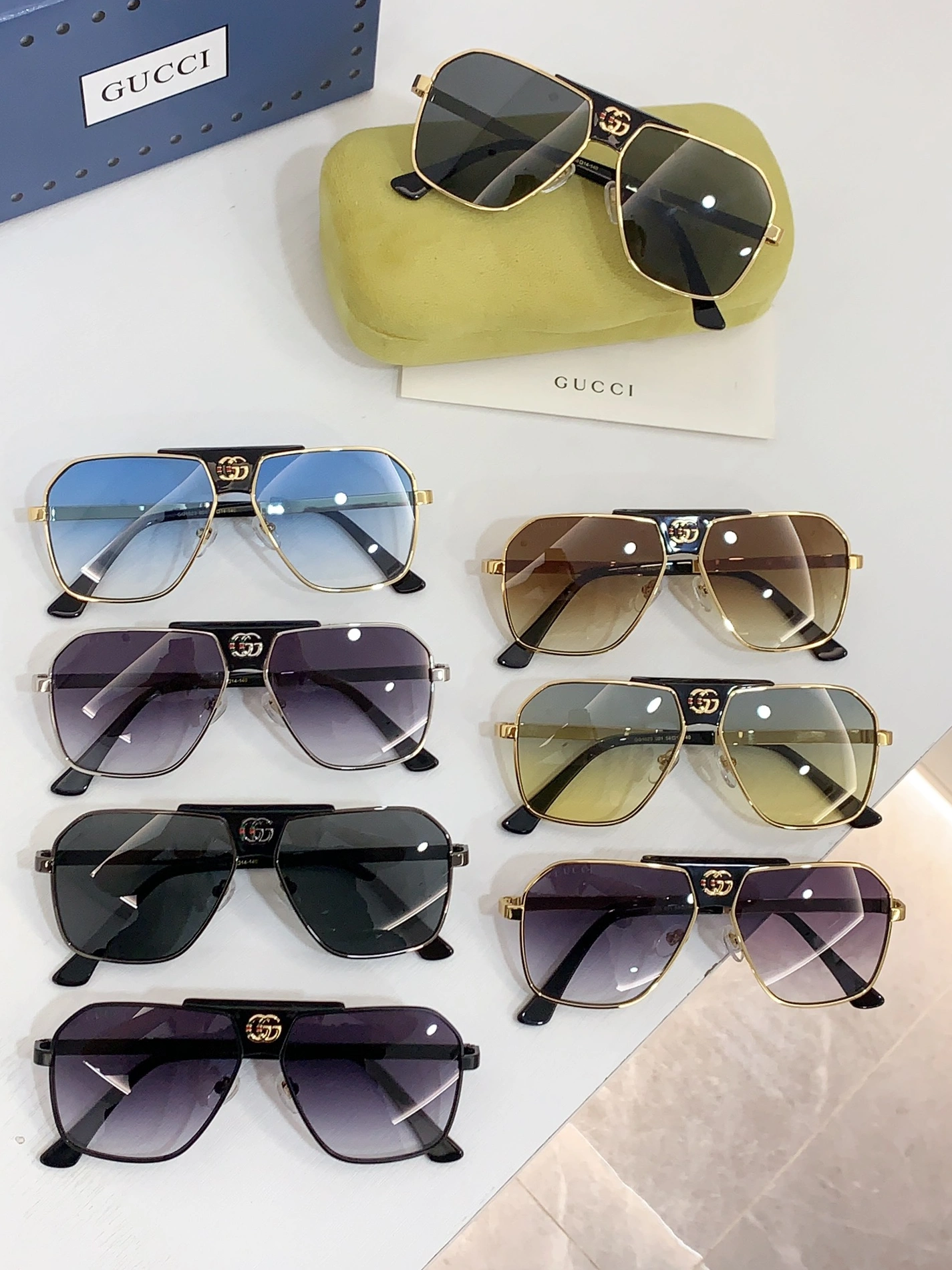 Cozy 8071 Gucci AAA Quality Sunglasses