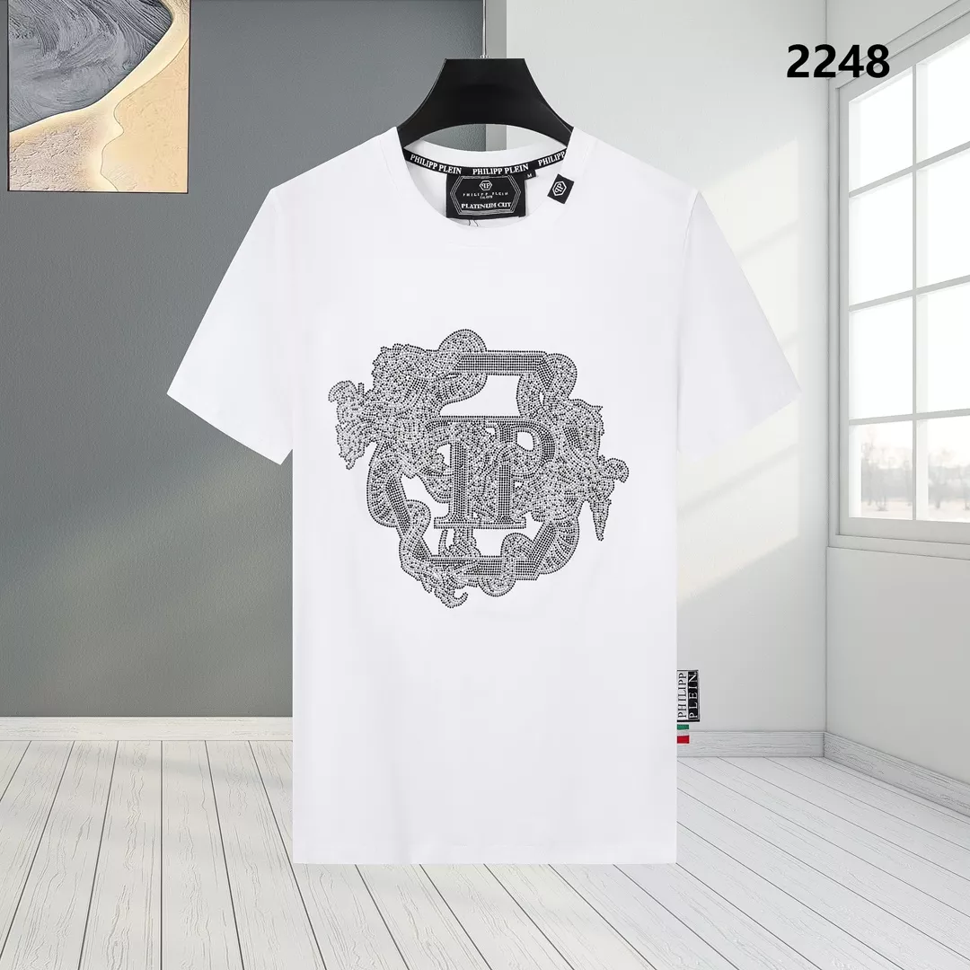Cozy 8163 Philipp Plein PP T-Shirts Short Sleeved For Men