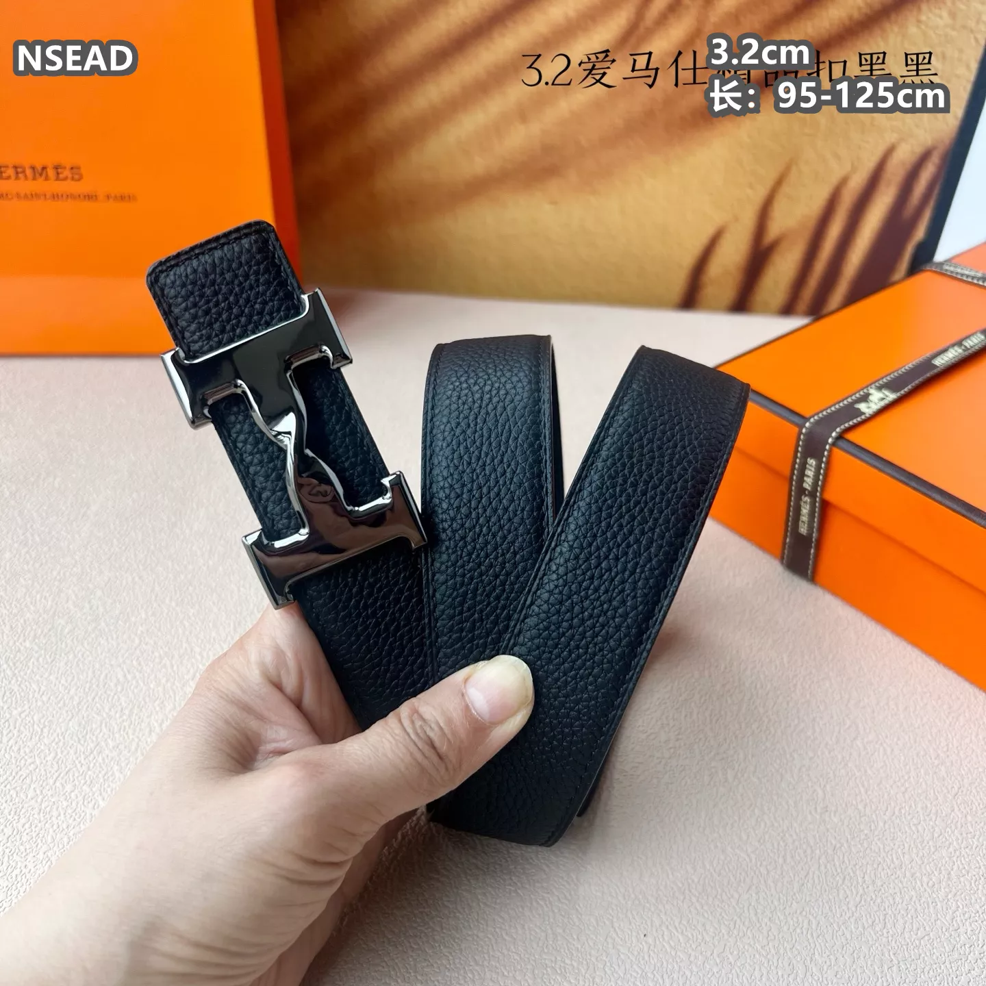 Cozy 8355 Hermes AAA Quality Belts For Men