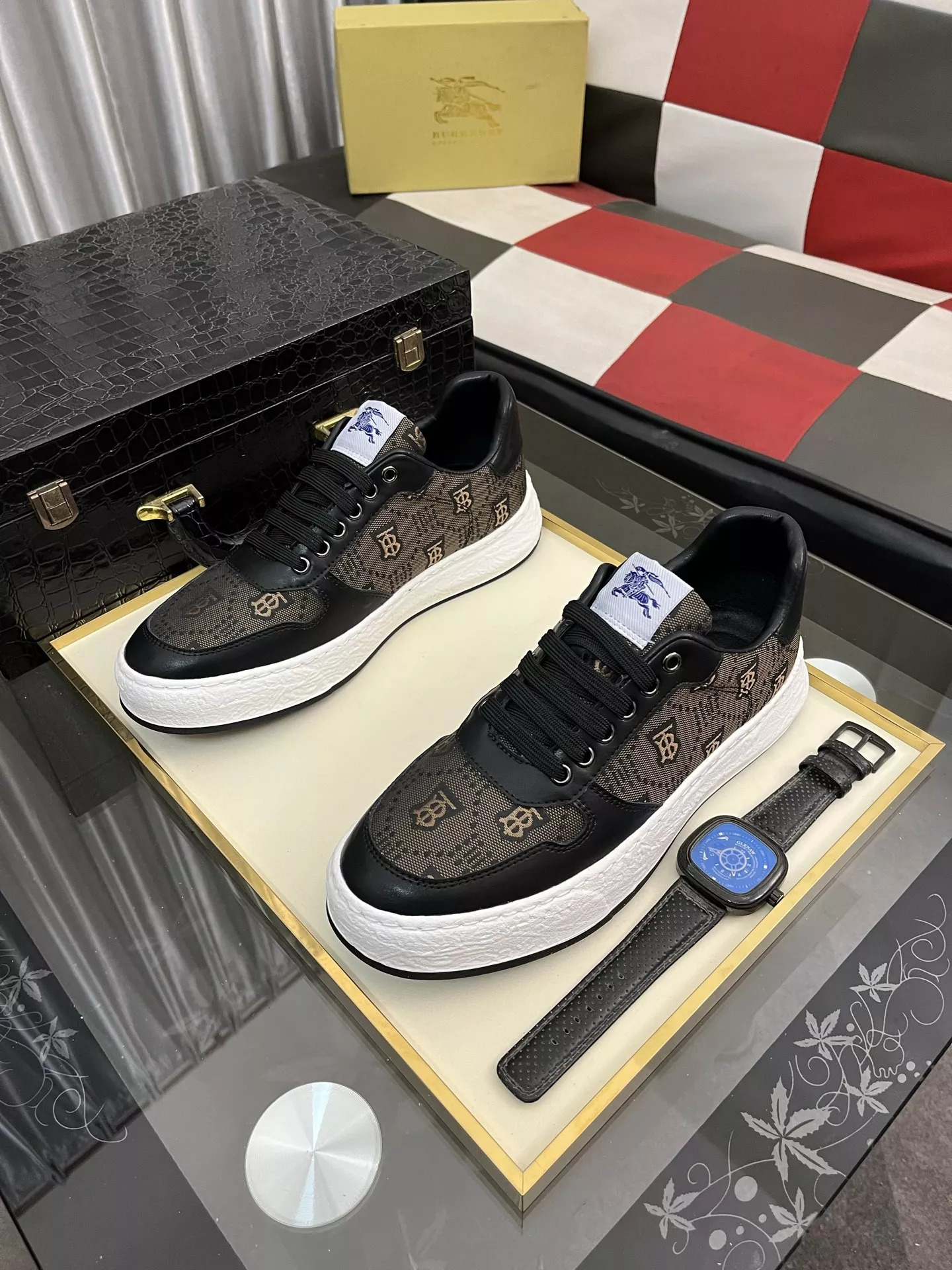 Cozy 8404 Burberry Casual Shoes For Men