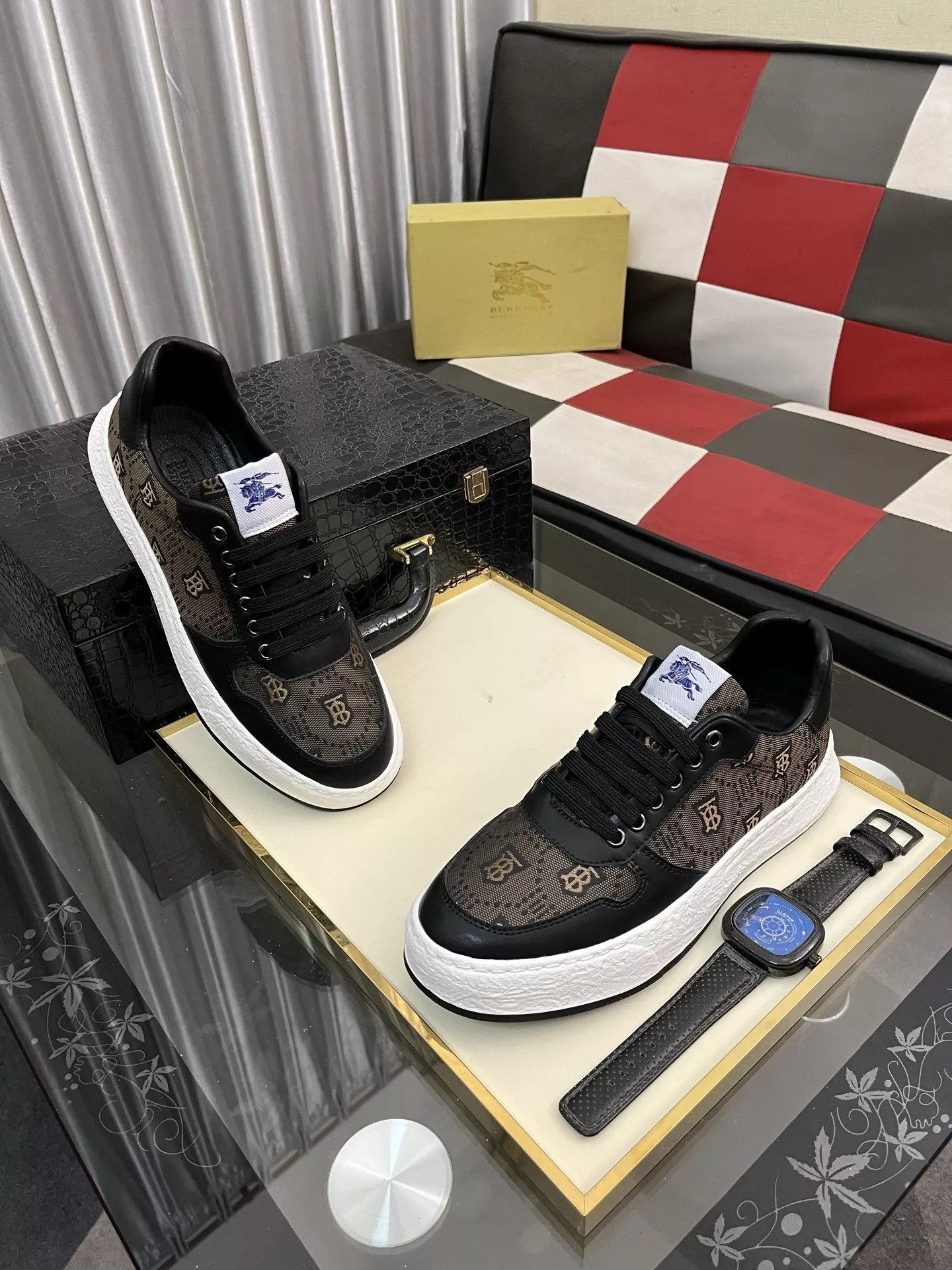 Cozy 8404 Burberry Casual Shoes For Men