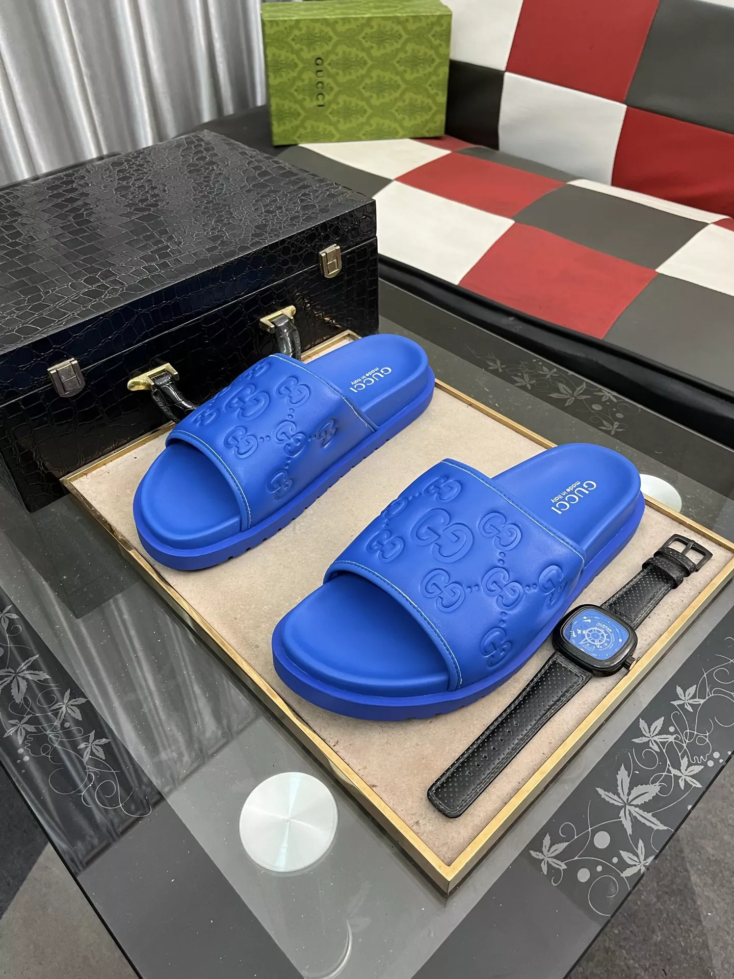Cozy 8478 Gucci Slippers For Men