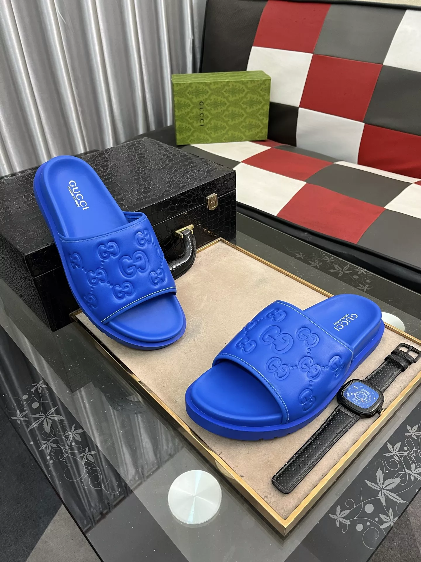 Cozy 8478 Gucci Slippers For Men