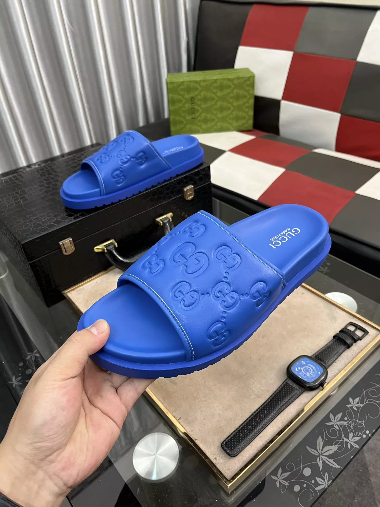 Cozy 8478 Gucci Slippers For Men