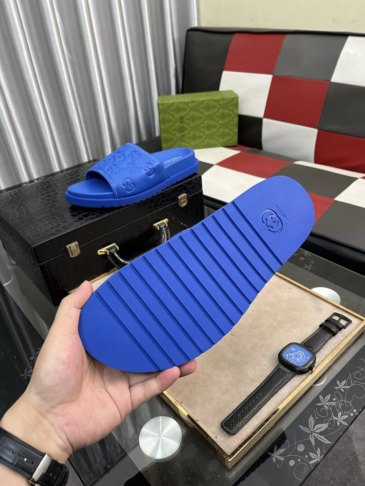 Cozy 8478 Gucci Slippers For Men