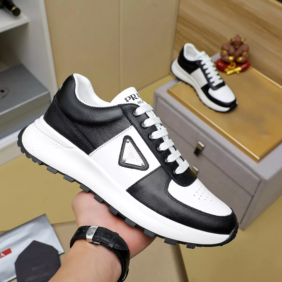 Cozy 8478 Prada Casual Shoes For Men