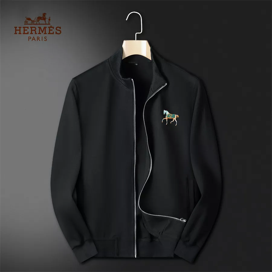 Cozy 8609 Hermes Tracksuits Long Sleeved For Men