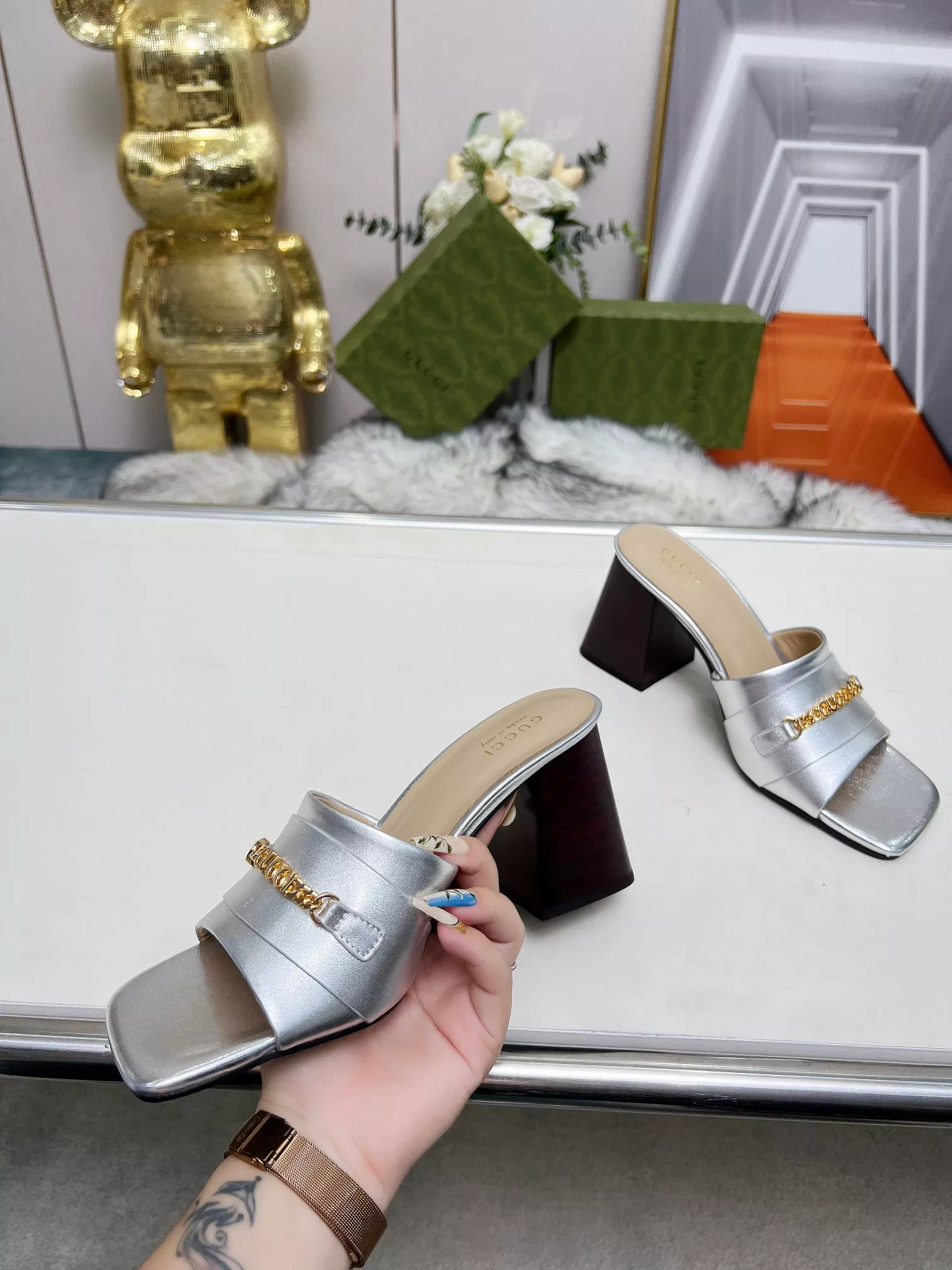 Cozy 8732 Gucci Slippers For Women