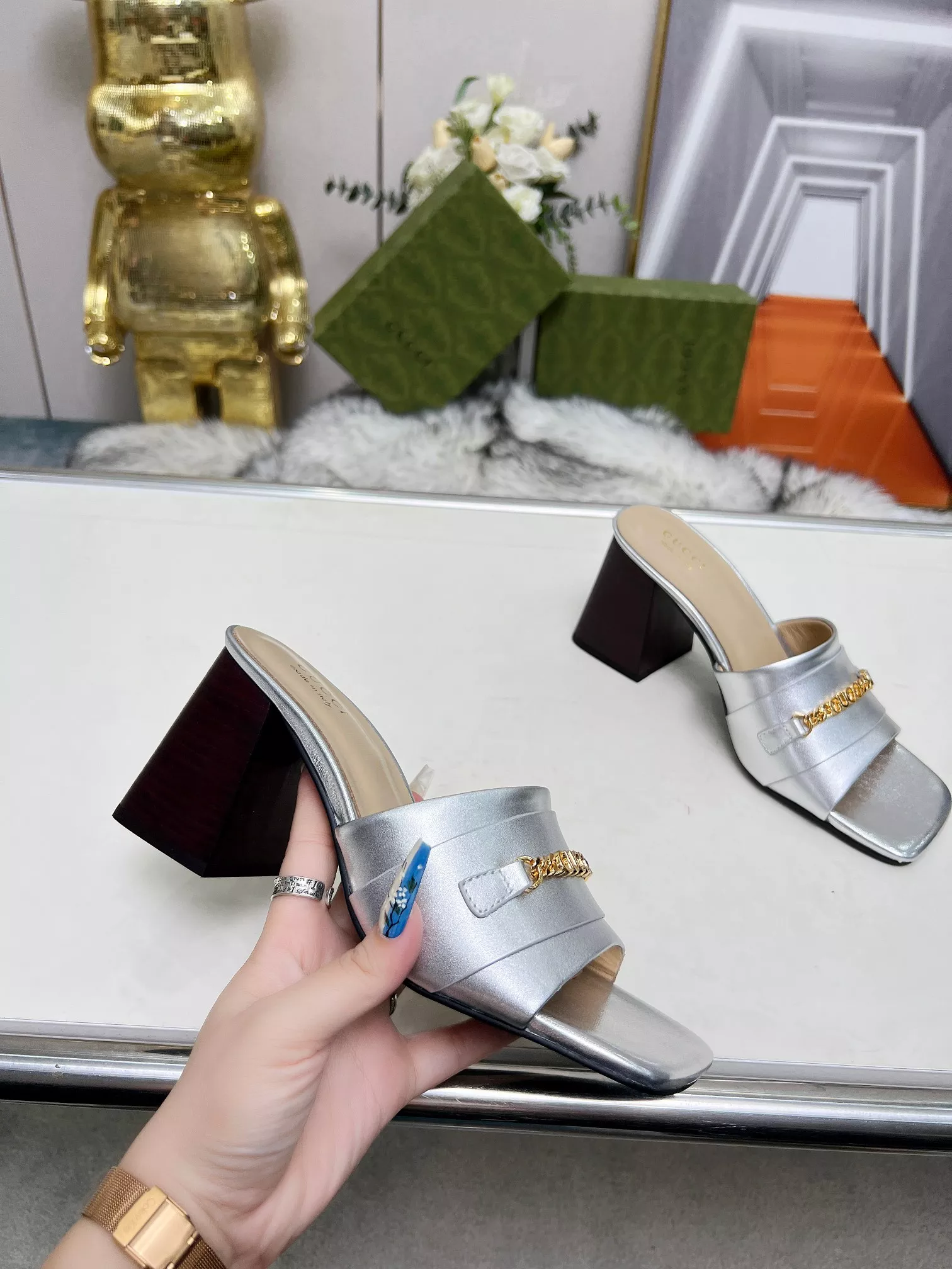 Cozy 8732 Gucci Slippers For Women