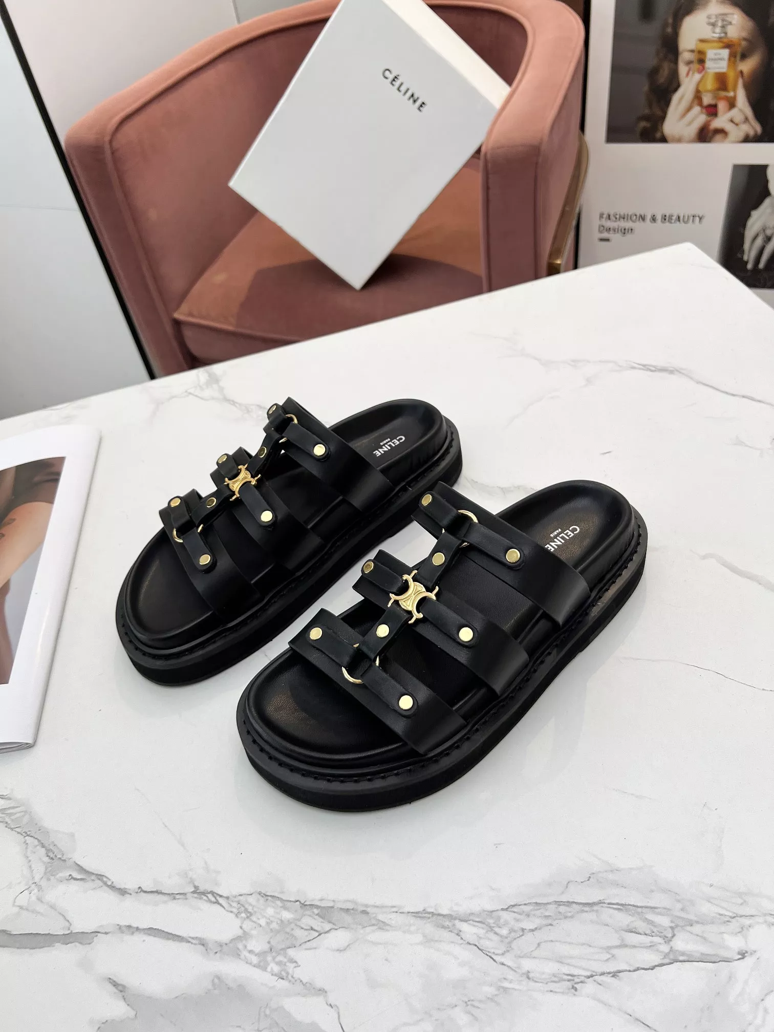 Cozy 8849 Celine Slippers For Women
