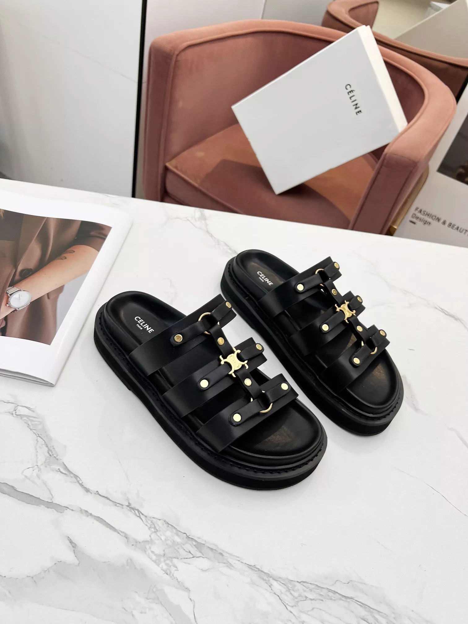 Cozy 8849 Celine Slippers For Women