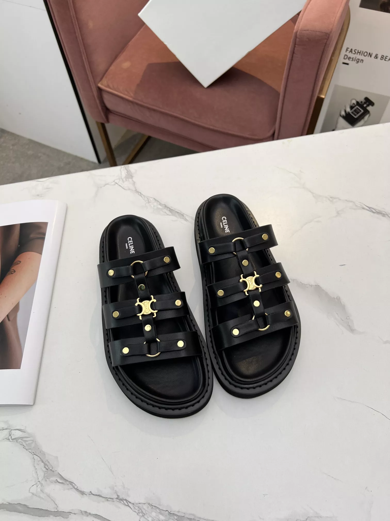 Cozy 8849 Celine Slippers For Women