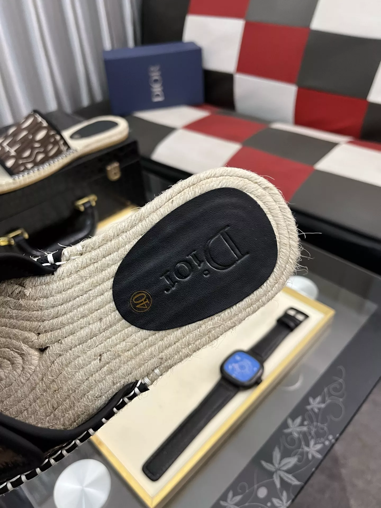 Cozy 8915 Christian Dior Slippers For Men