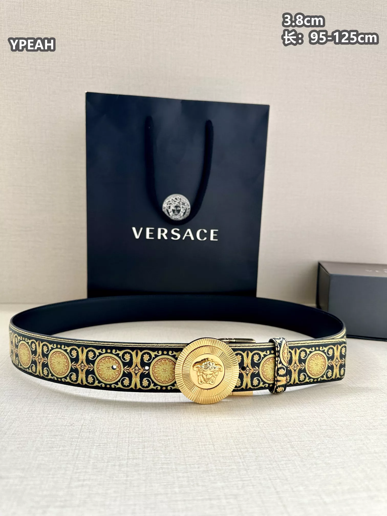 Cozy 9464 Versace AAA Quality Belts For Men