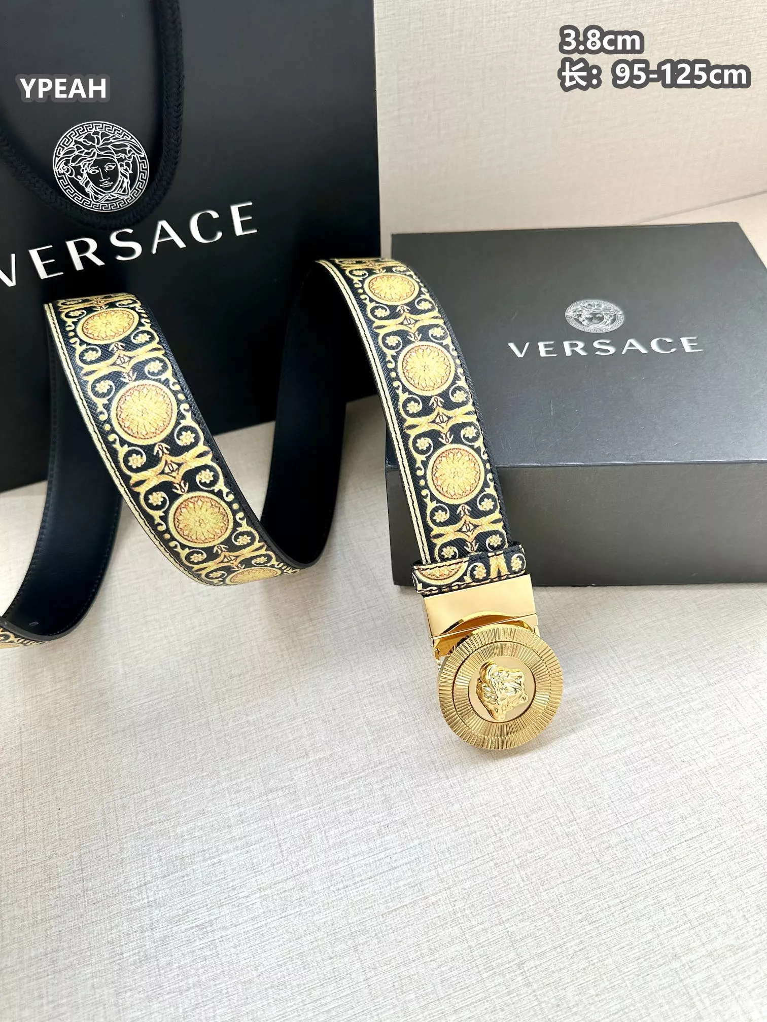 Cozy 9464 Versace AAA Quality Belts For Men