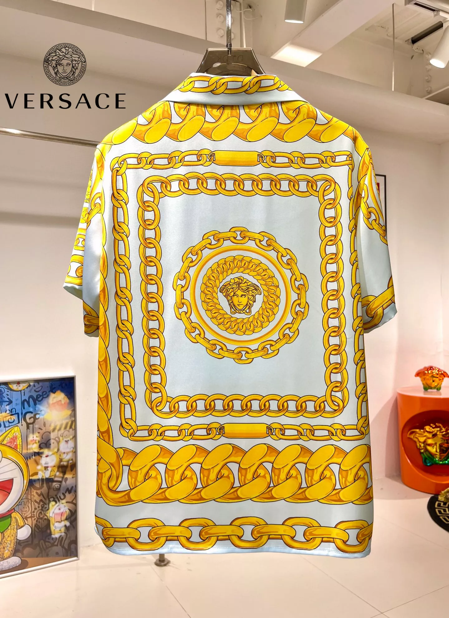 Cozy 9464 Versace Tracksuits Short Sleeved For Men