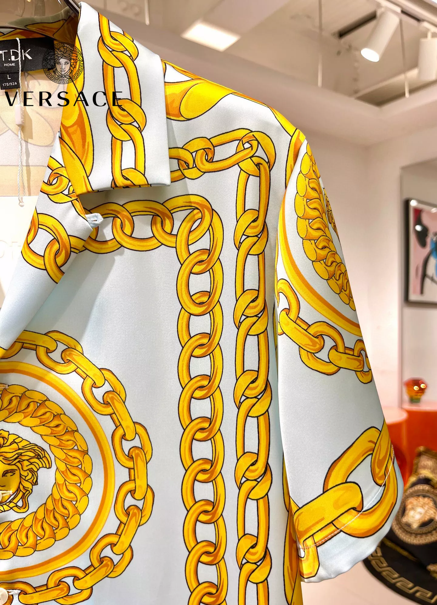 Cozy 9464 Versace Tracksuits Short Sleeved For Men