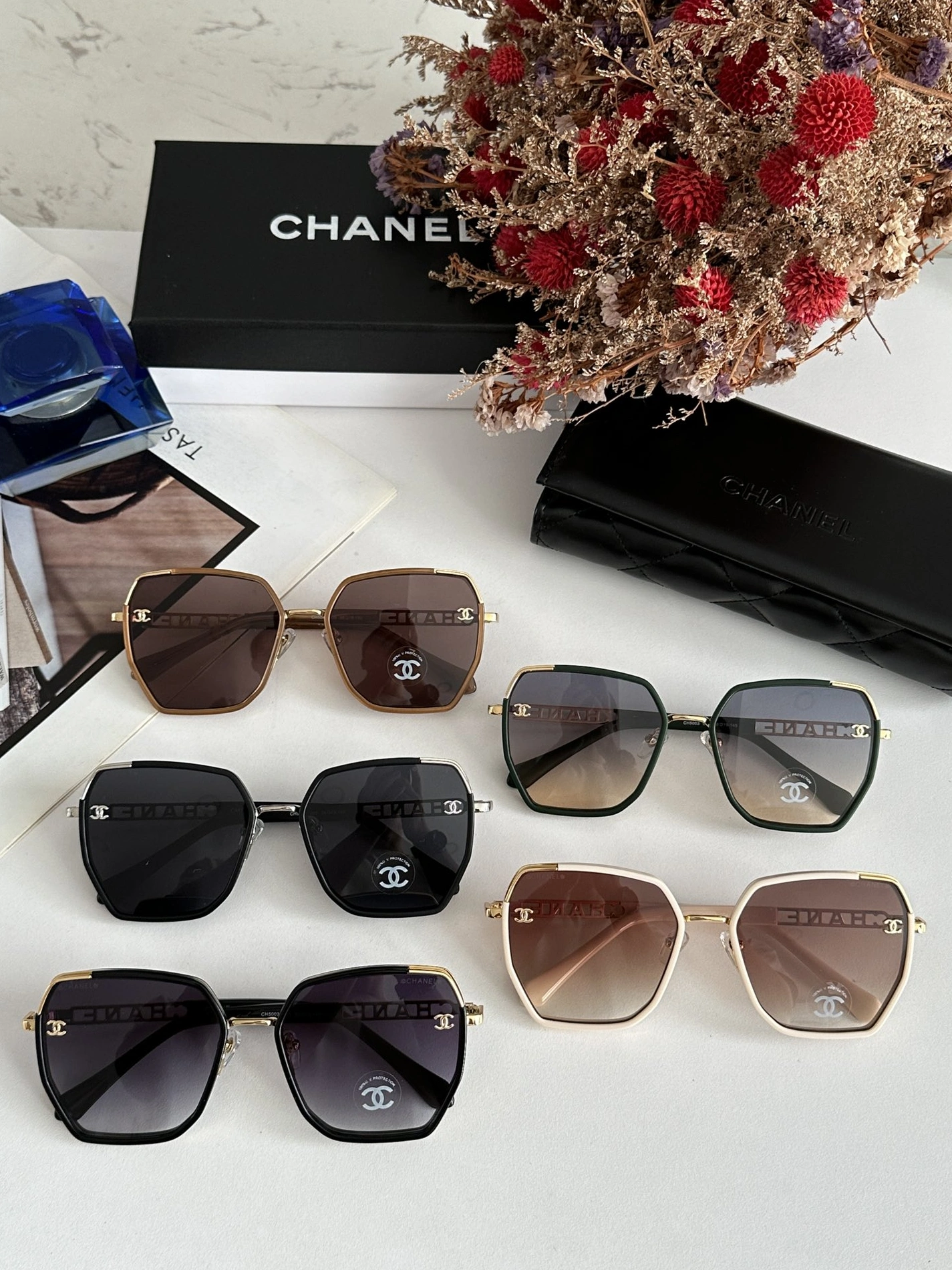 Cozy 9613 Chanel AAA Quality Sunglasses
