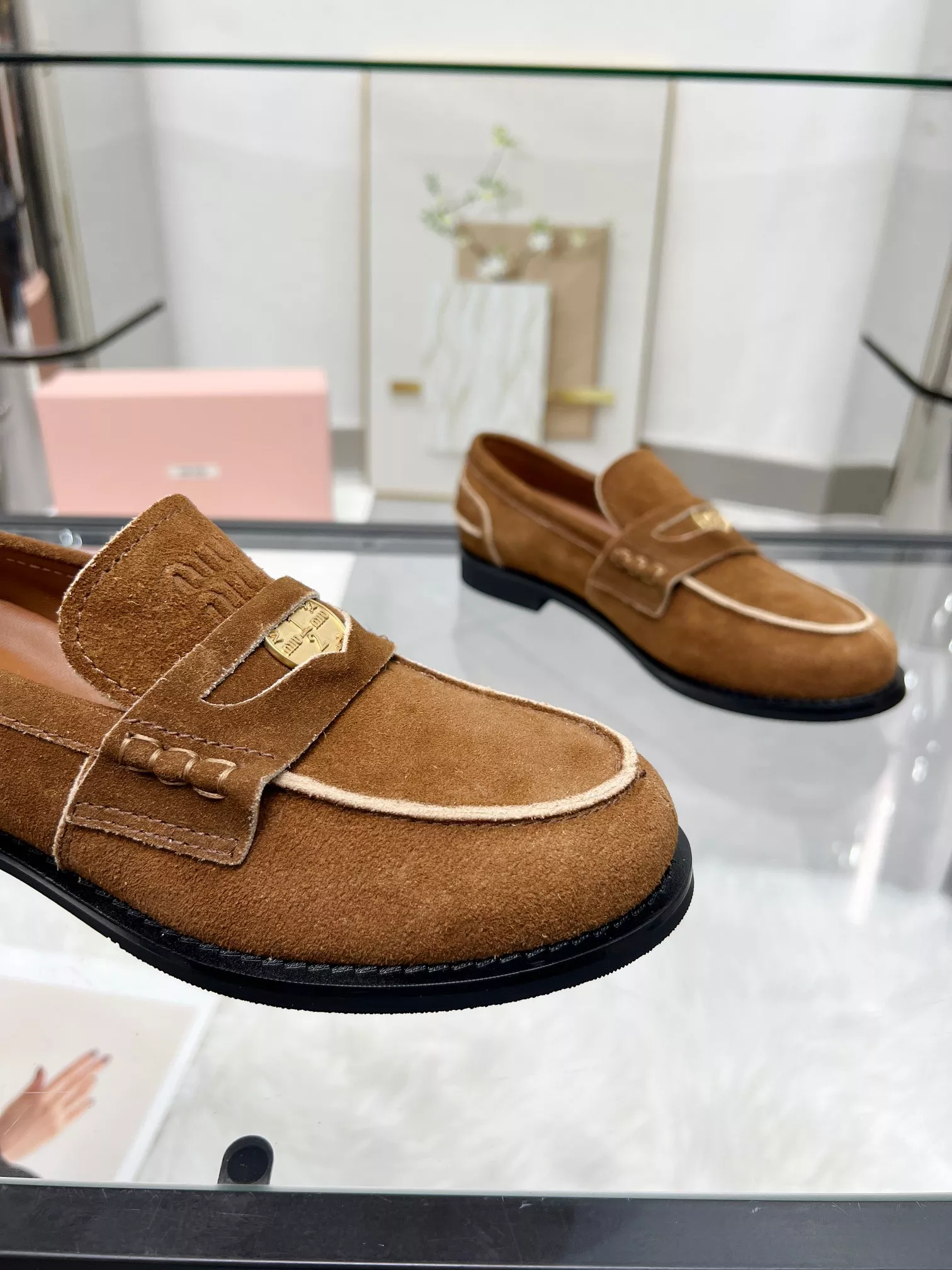 Cozy 9926 MIU MIU Leather Shoes For Women