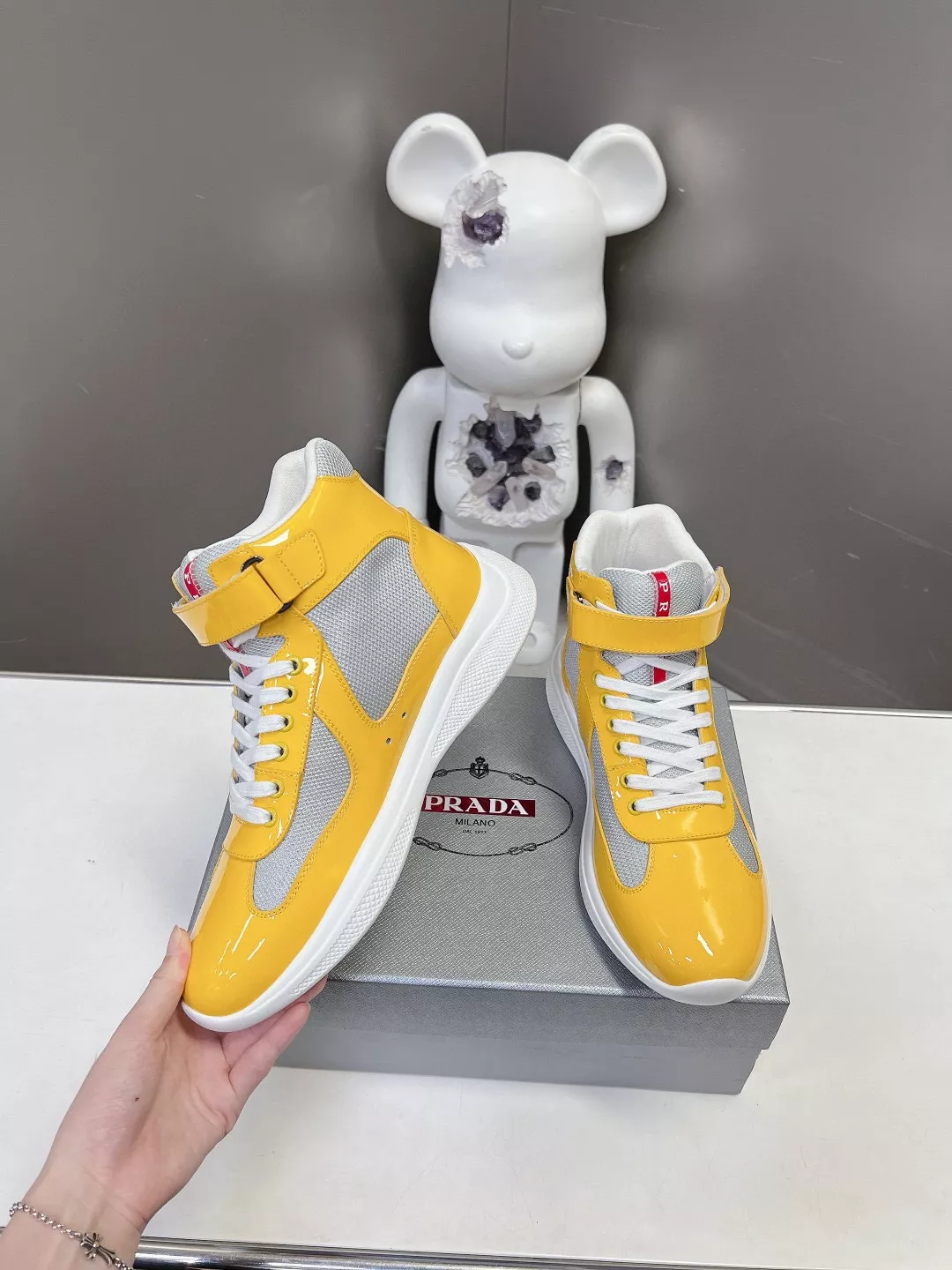 DailyWear 103 Prada High Top Shoes For Men