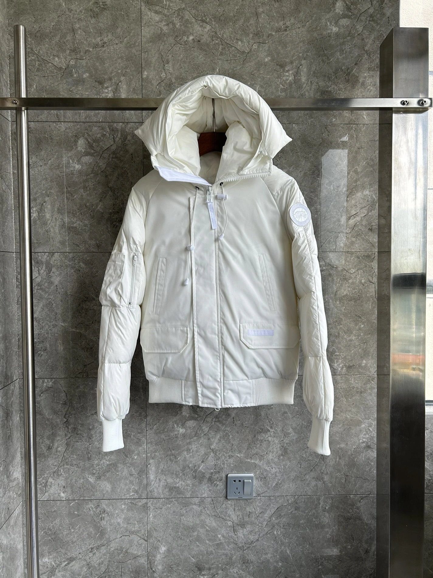 DailyWear 1183 Canada Goose Down Feather Coat Long Sleeved For Men