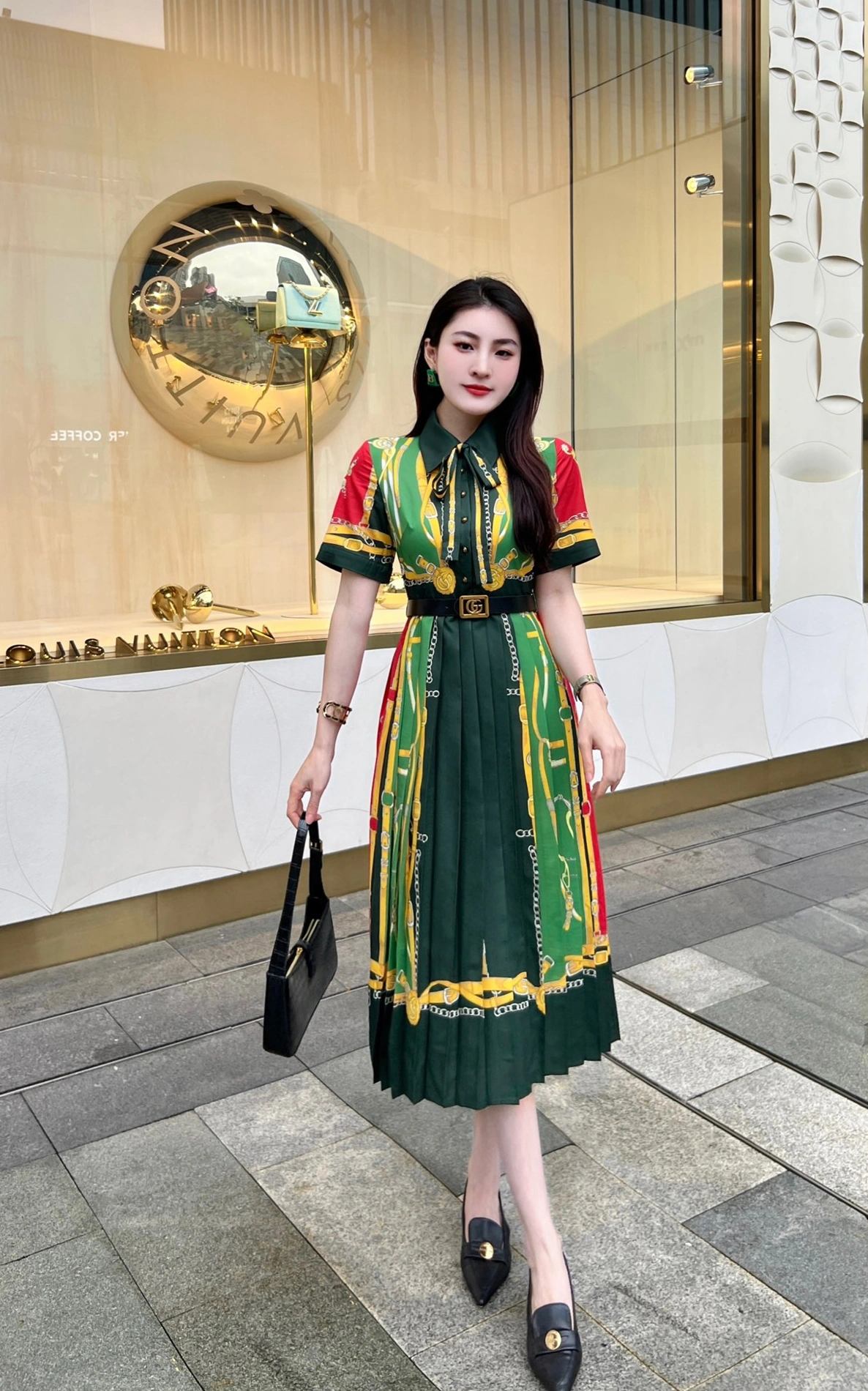 DailyWear 1374 Gucci Dresses Short Sleeved For Women