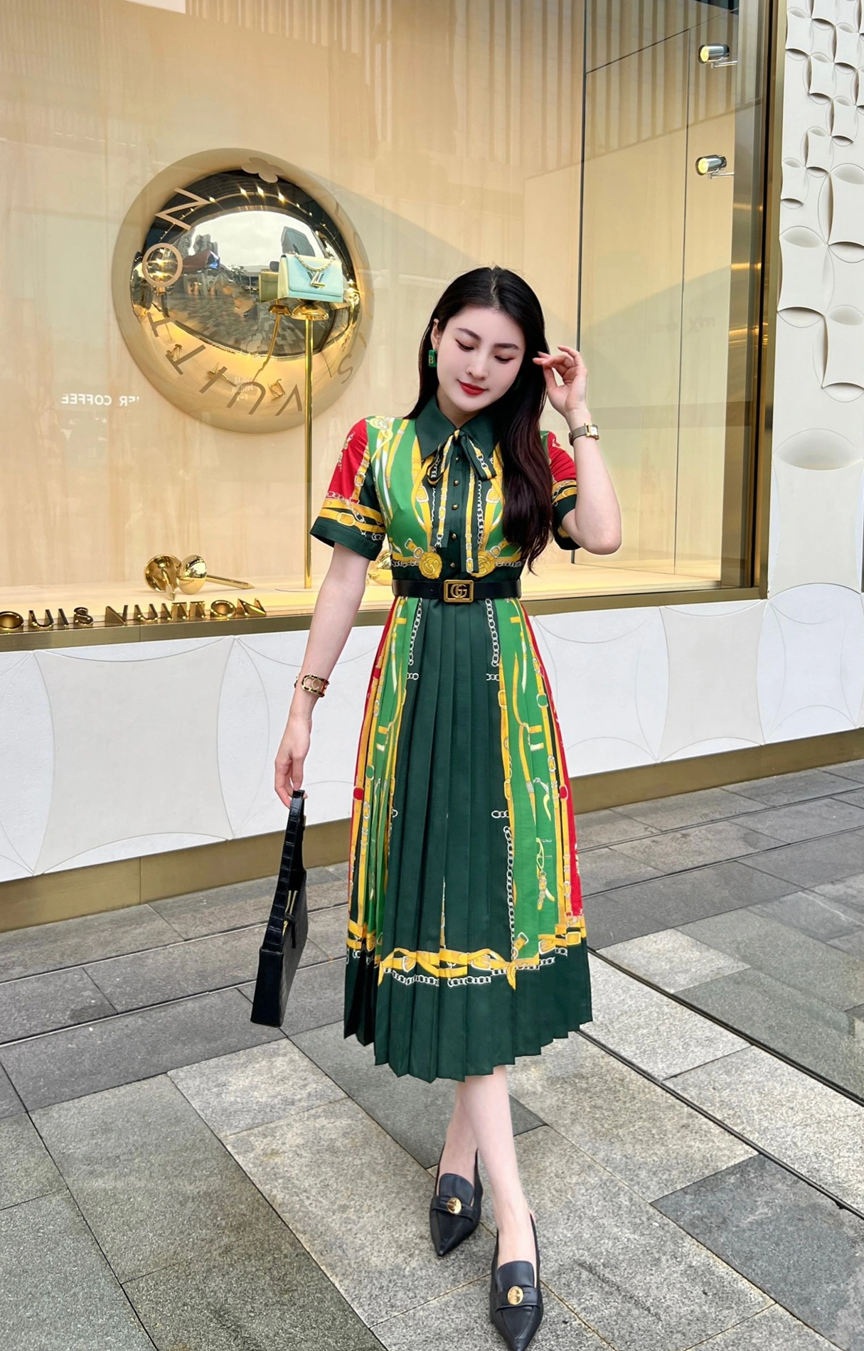 DailyWear 1374 Gucci Dresses Short Sleeved For Women