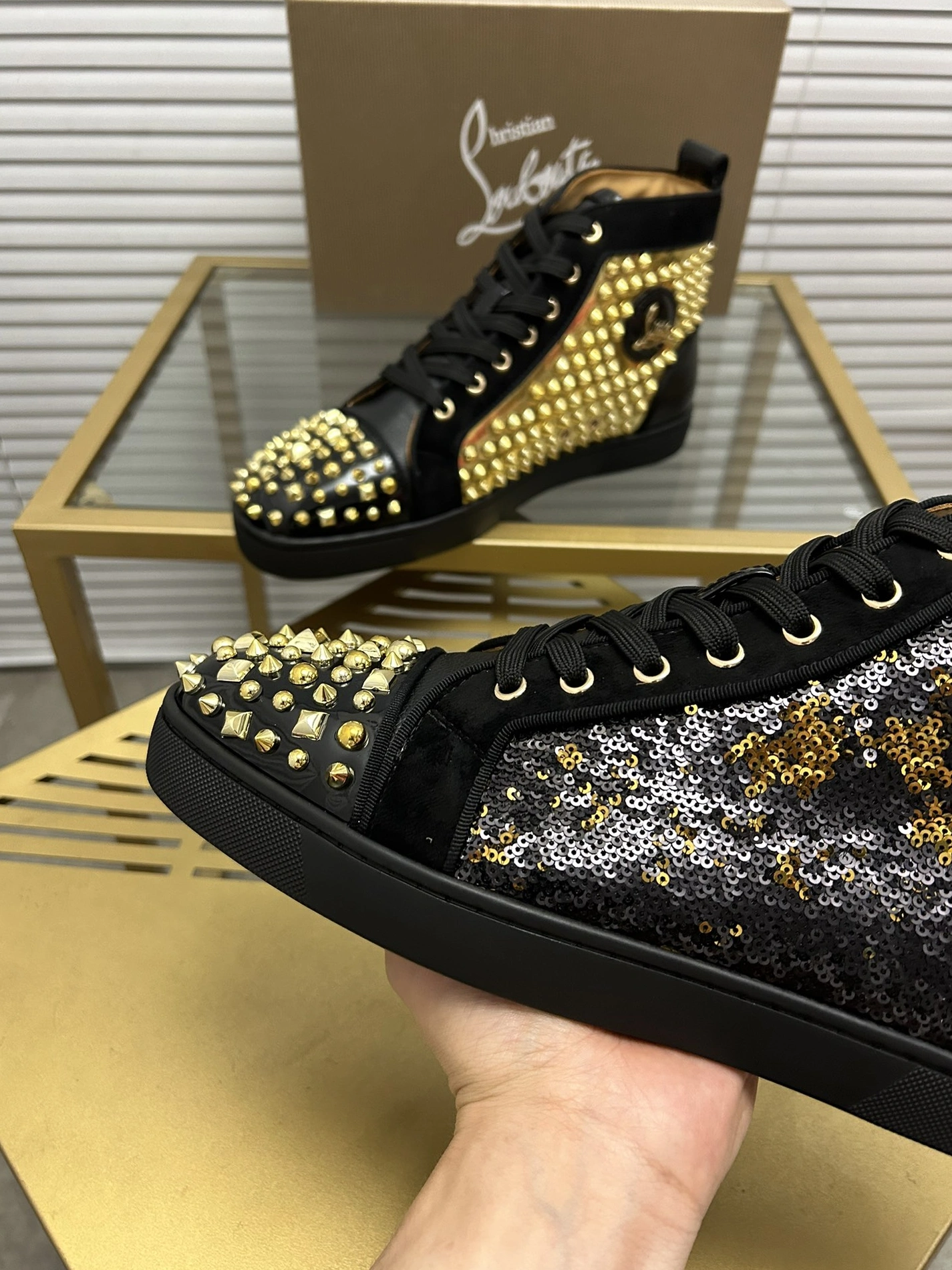 DailyWear 1610 Christian Louboutin High Top Shoes For Men