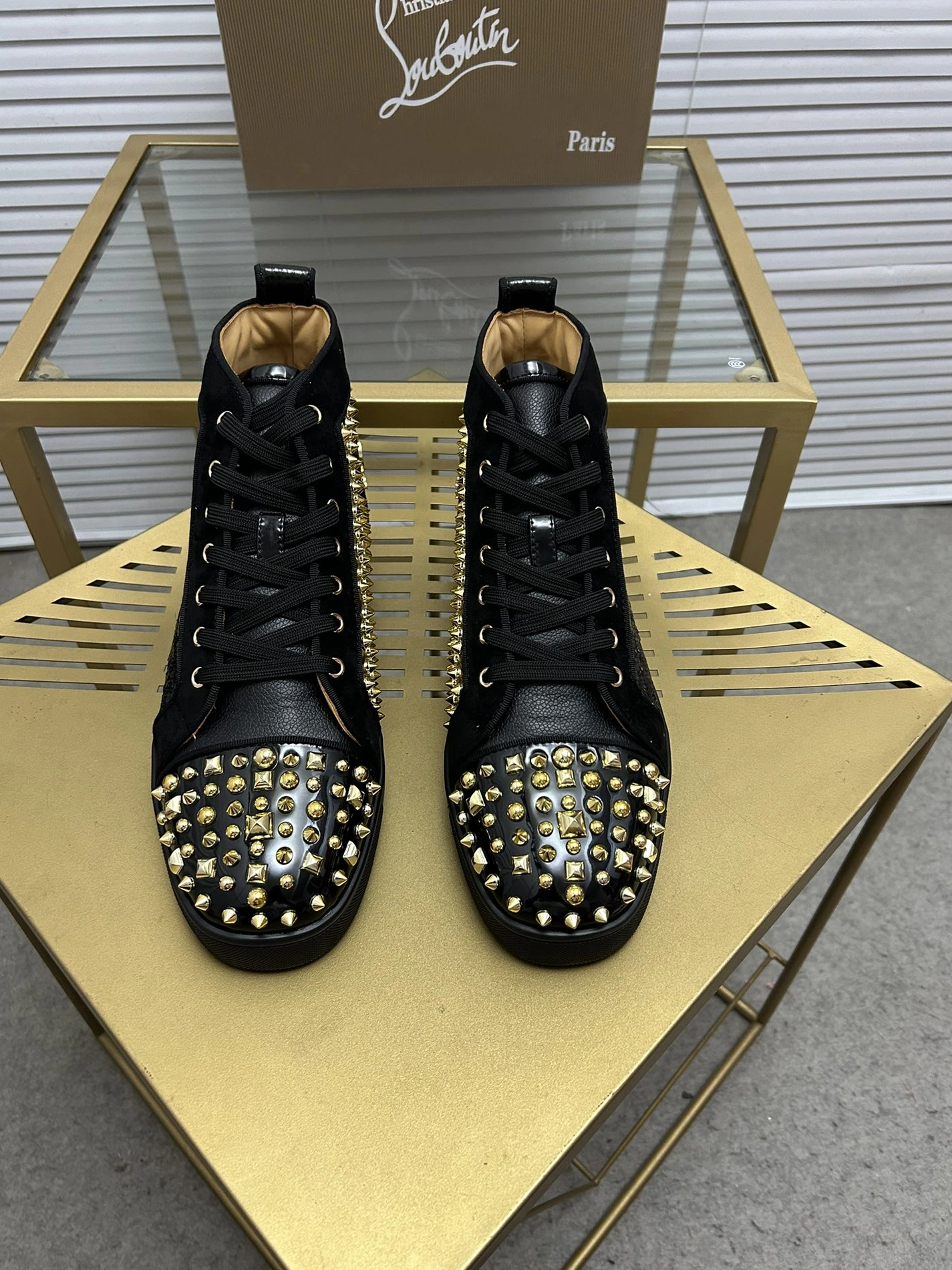 DailyWear 1610 Christian Louboutin High Top Shoes For Men