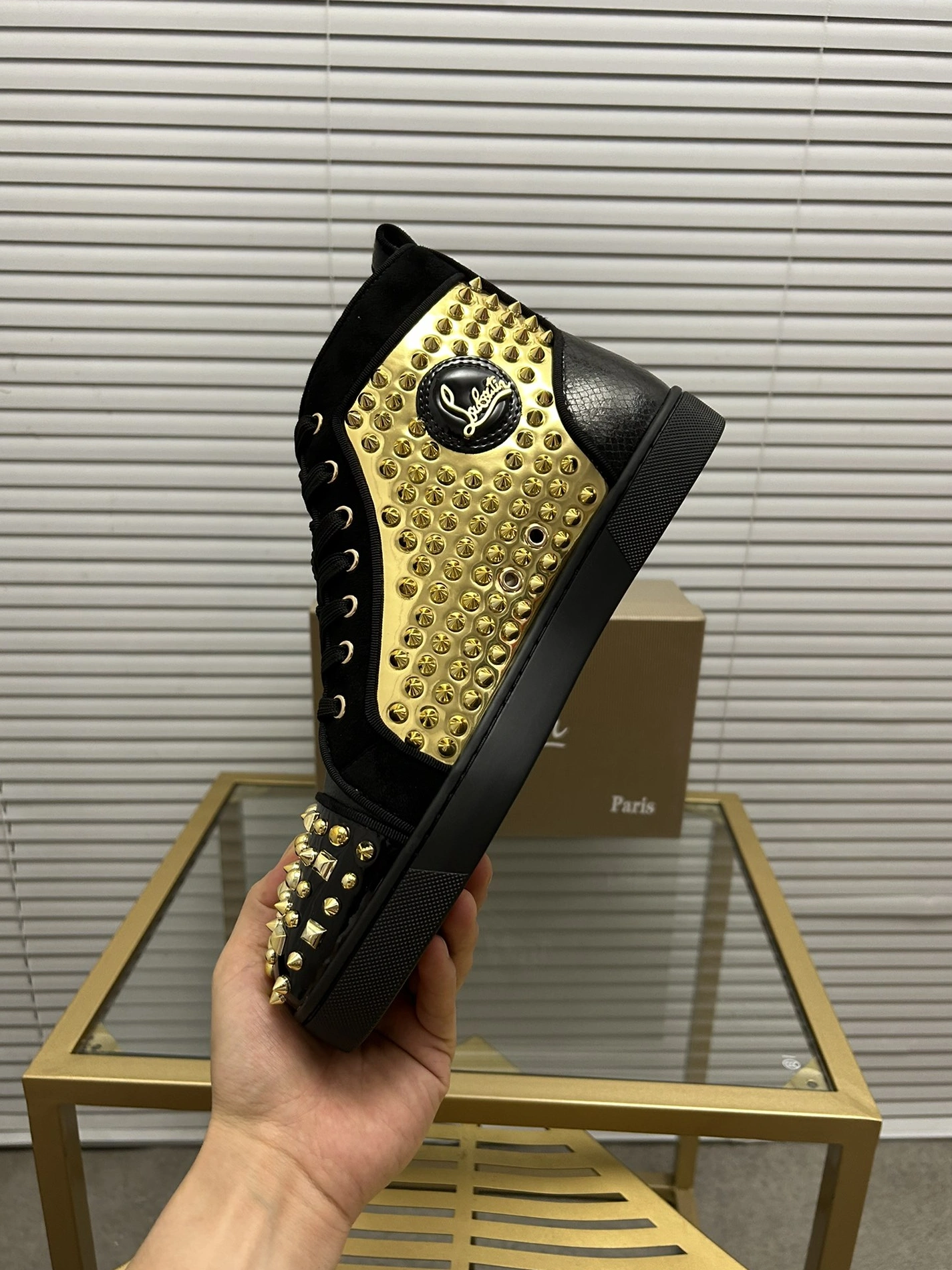 DailyWear 1610 Christian Louboutin High Top Shoes For Men