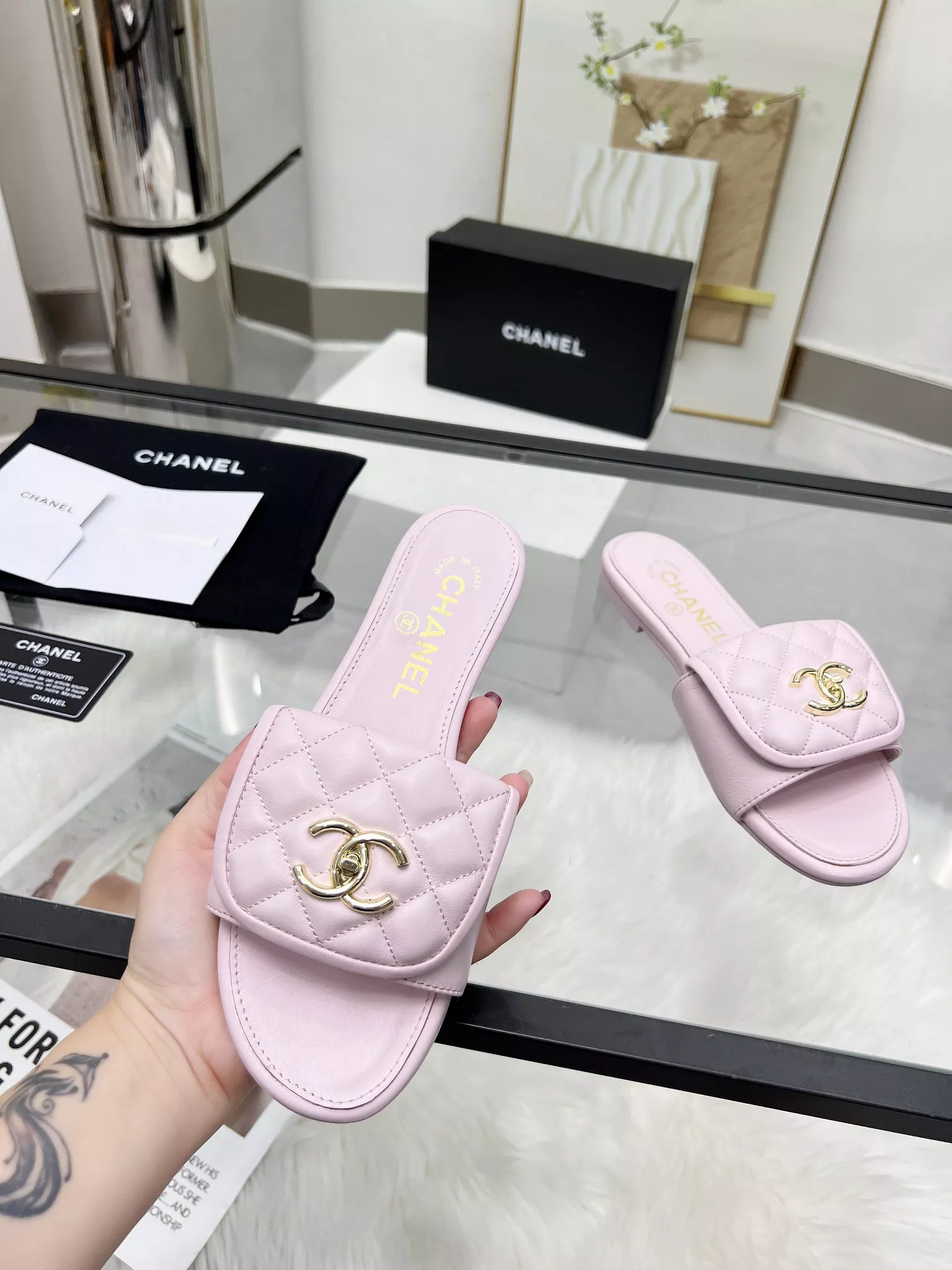 DailyWear 2108 Chanel Slippers For Women
