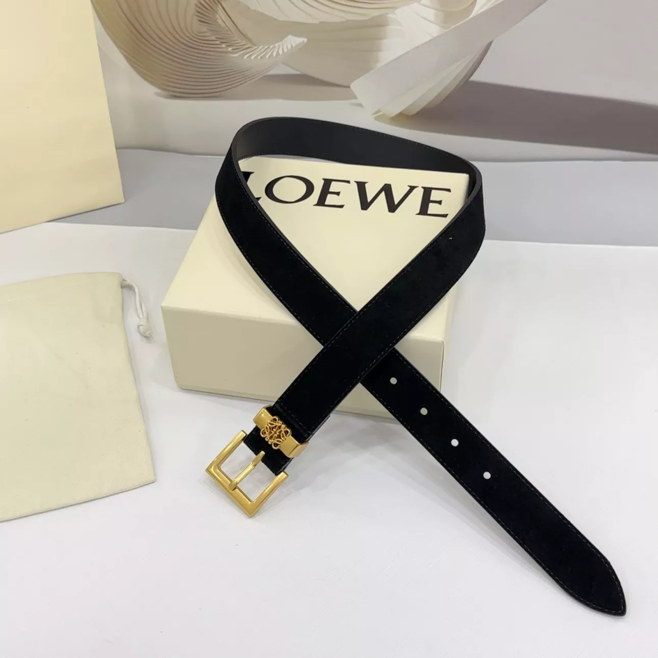 DailyWear 2348 LOEWE AAA Quality Belts In 3.0cm For Women