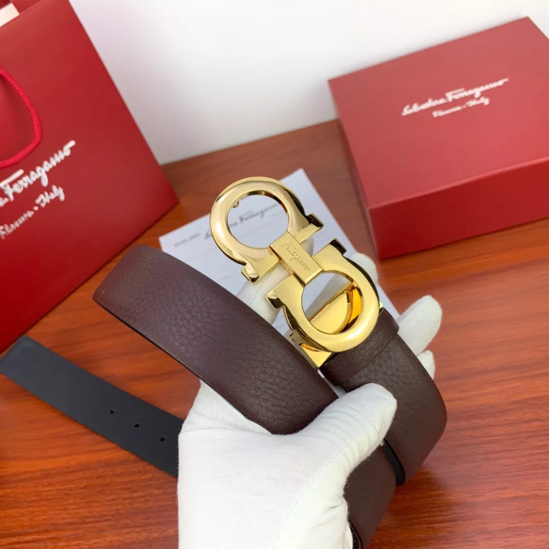 DailyWear 2945 Salvatore Ferragamo AAA Quality Belts In 3.5cm For Men