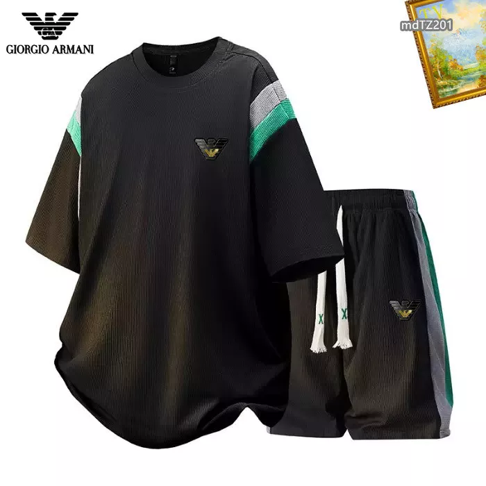 DailyWear 4172 Armani Tracksuits Short Sleeved For Men