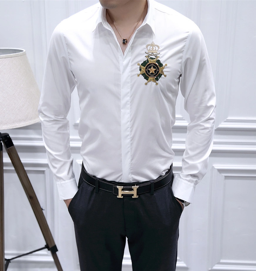 DailyWear 4822 Dolce & Gabbana Shirts Long Sleeved For Men