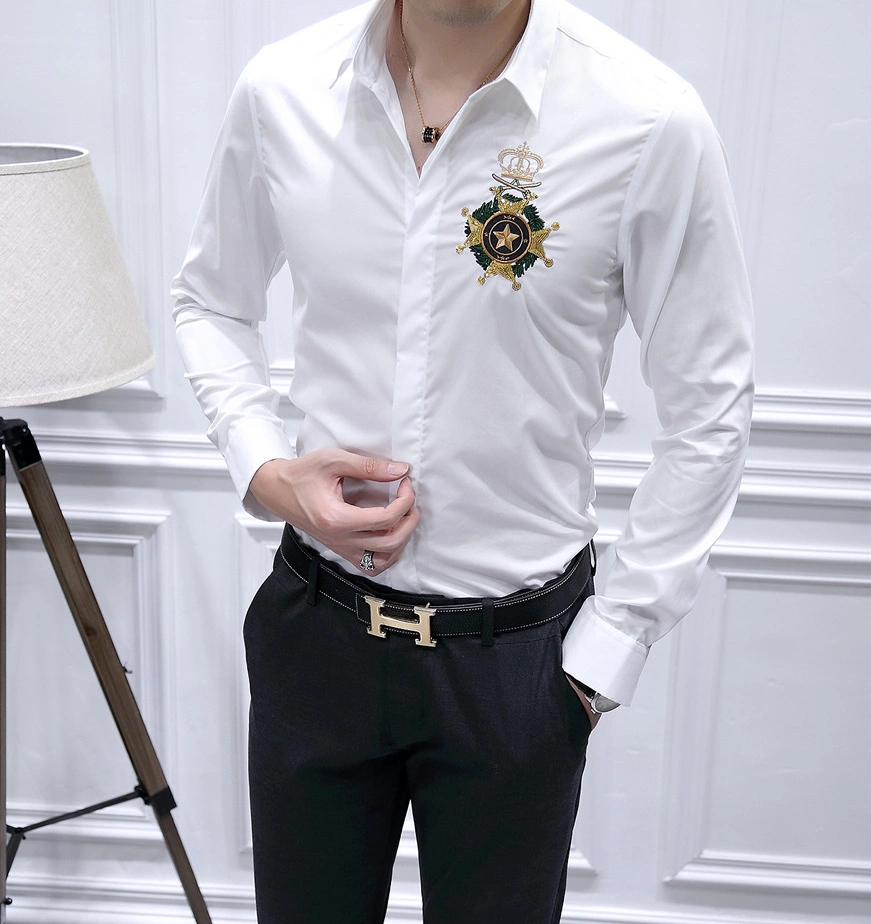 DailyWear 4822 Dolce & Gabbana Shirts Long Sleeved For Men
