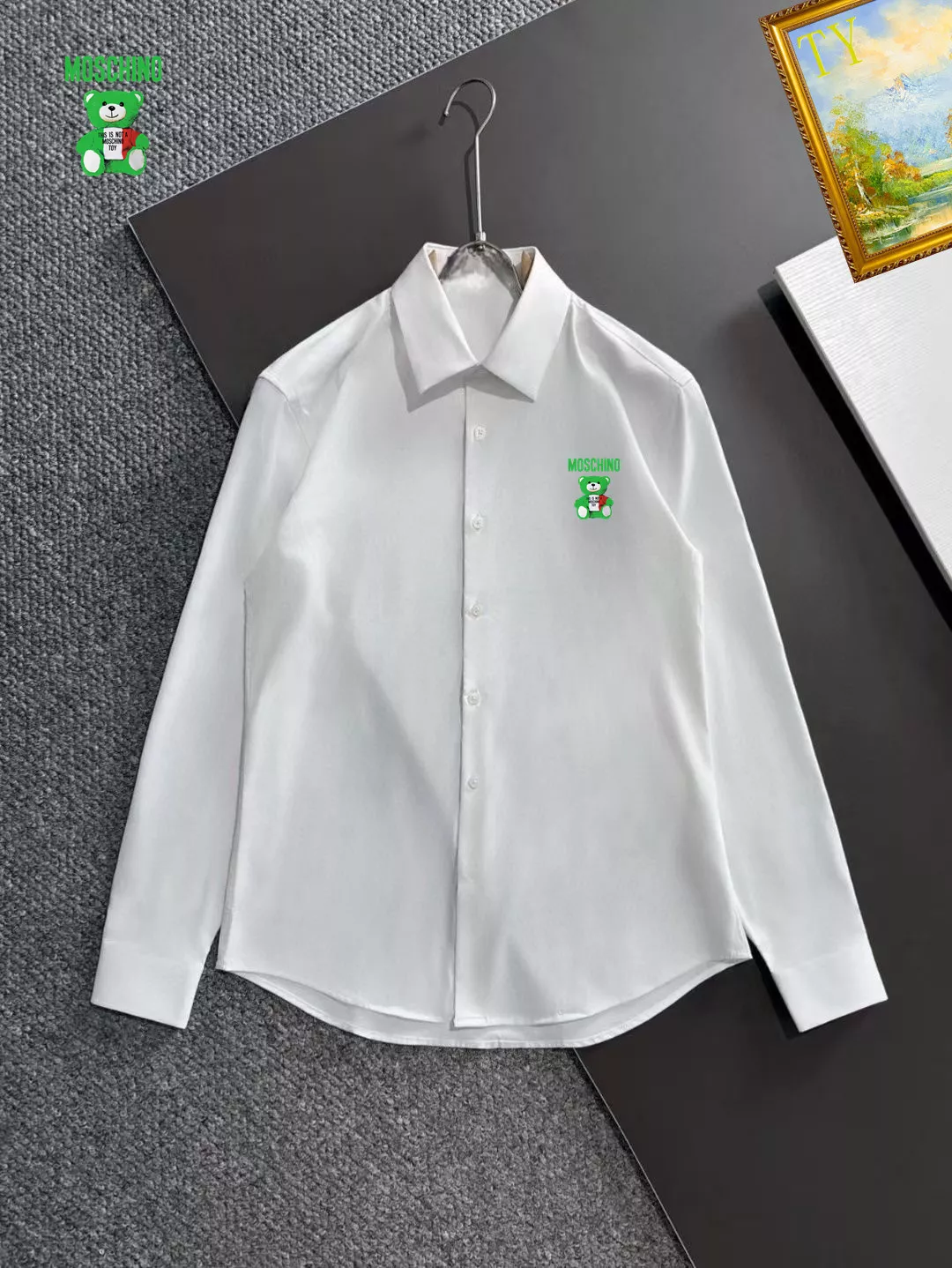DailyWear 5138 Moschino Shirts Long Sleeved For Unisex