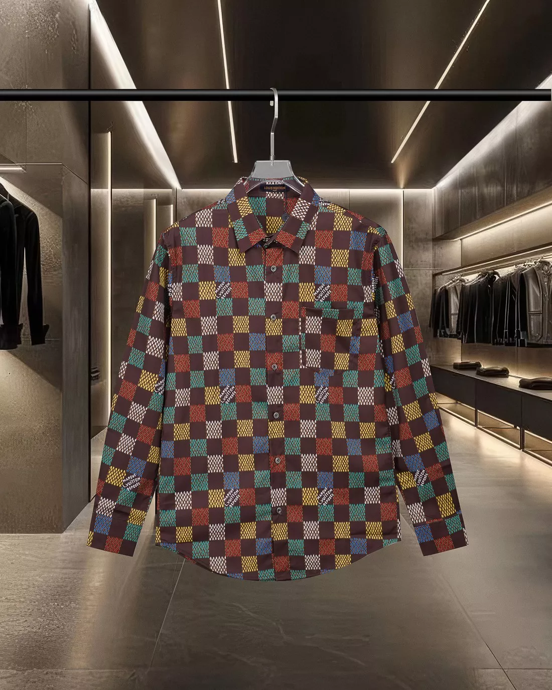 DailyWear 5657 Louis Vuitton LV Shirts Long Sleeved For Men