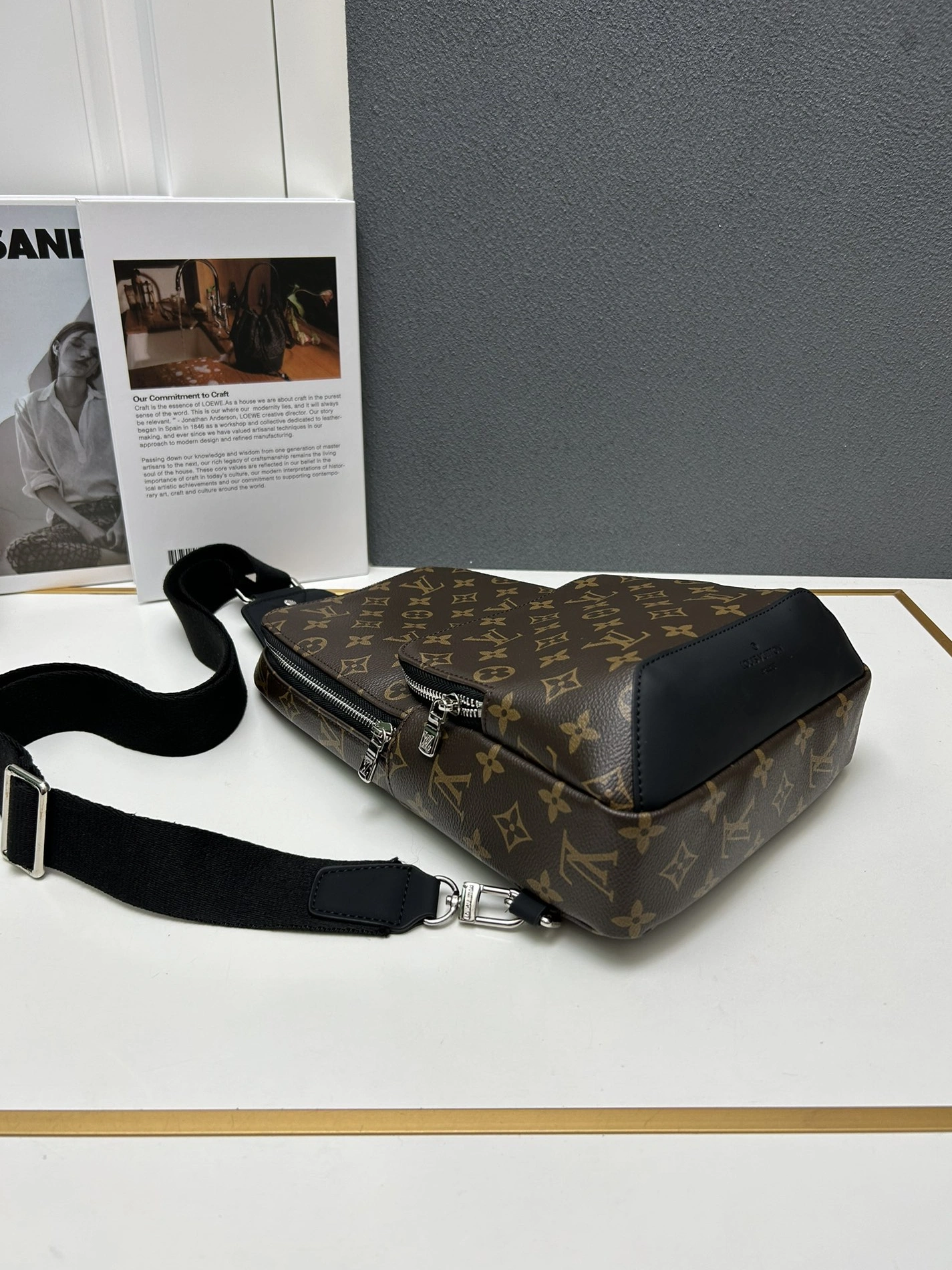 DailyWear 7614 Louis Vuitton AAA Man Messenger Bags