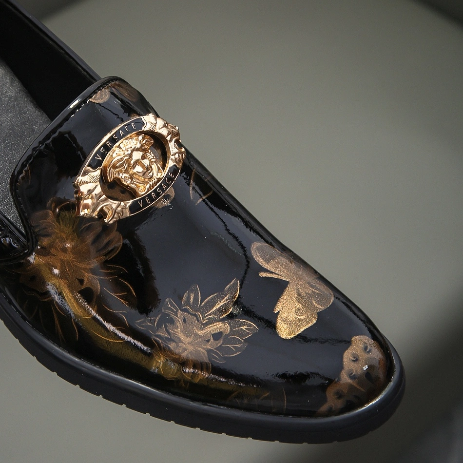 DailyWear 8182 Versace Leather Shoes For Men